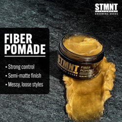 Stmnt Grooming Goods Fiber Pomade Semi-Matte Finish Strong Control