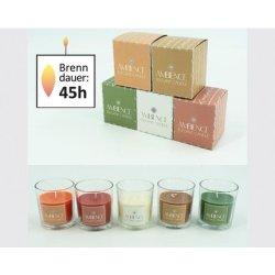 Noor Scented Candle In Glass - 110g, 20h Burn Time, Assorted Scents