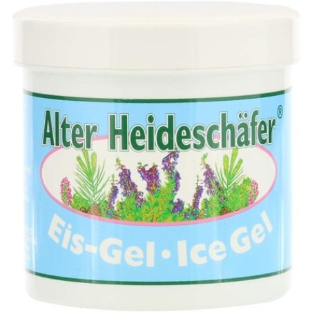 Krauterhof Ice Gel with Peppermint, Camphor and Menthol for Headaches, Stiff Neck, Joints and Muscles - Cooling and