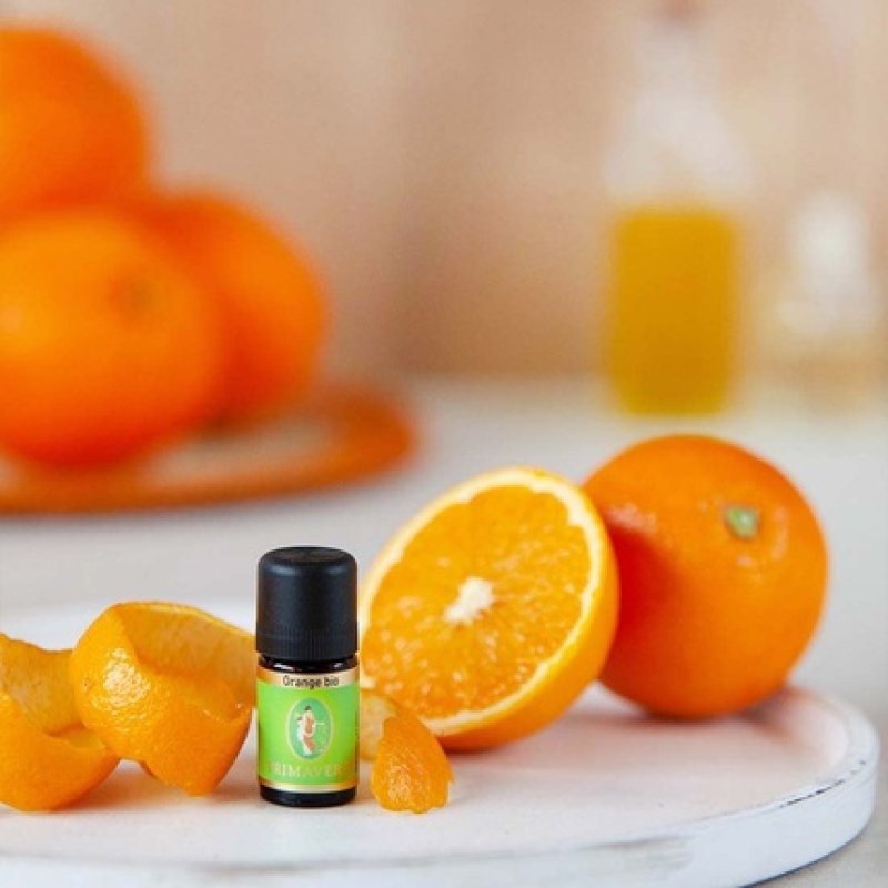 PRIMAVERA Organic Orange Essential Oil 5ml Aromatherapy Vegan Mood Enhancer