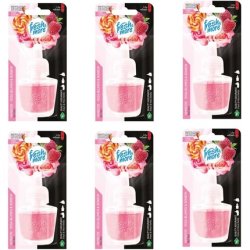 Fresh & More Refill Bottles Raspberry Flower & Candy for E-Fragrance Plug 19ml - Pack of 6