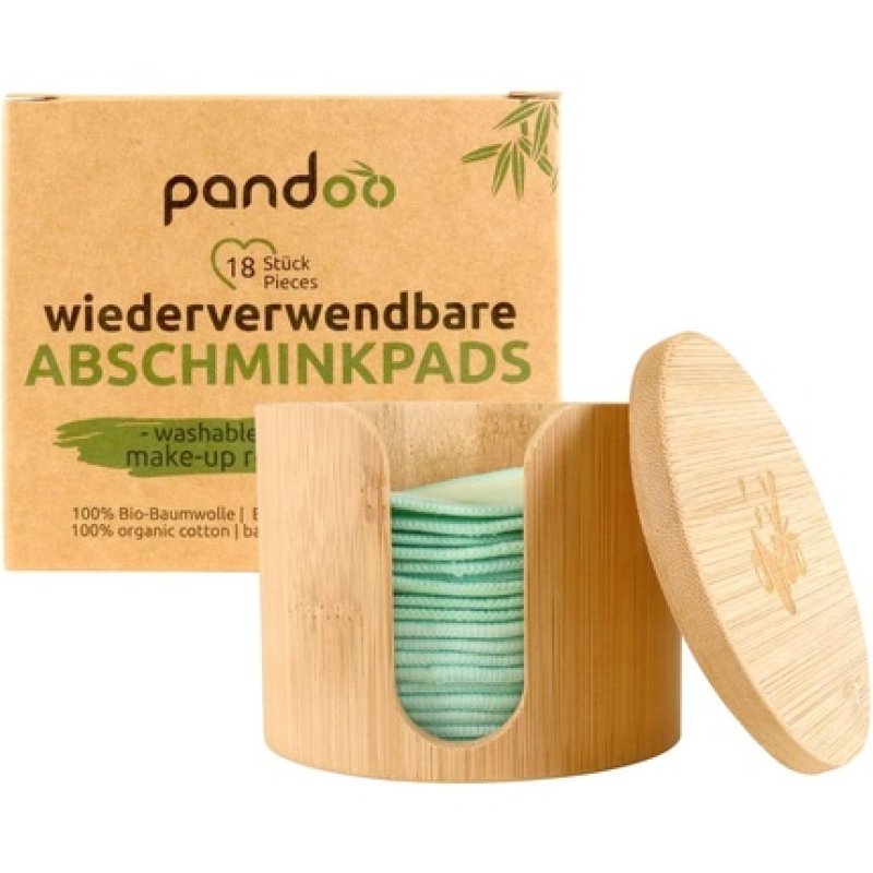 Pandoo Reusable and Washable Remover Pads Made of Organic Cotton