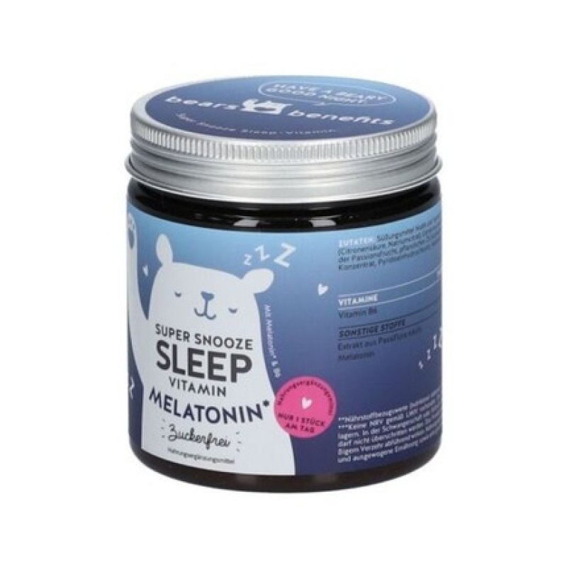 Bears With Benefits Super Snooze Sleep Supplement 45 Gummies
