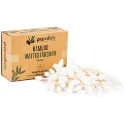 Pandoo Bamboo Cotton Swabs for Babies 55 Count