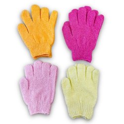 4 Piece Massage Glove Shower Glove Cleaning Exfoliating Exfoliating Glove