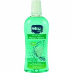 Elina Med Mint 3in1 Mouthwash 500ml Anti-Plaque Alcohol-Free