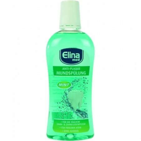 Elina Med Mint 3in1 Mouthwash 500ml Anti-Plaque Alcohol-Free