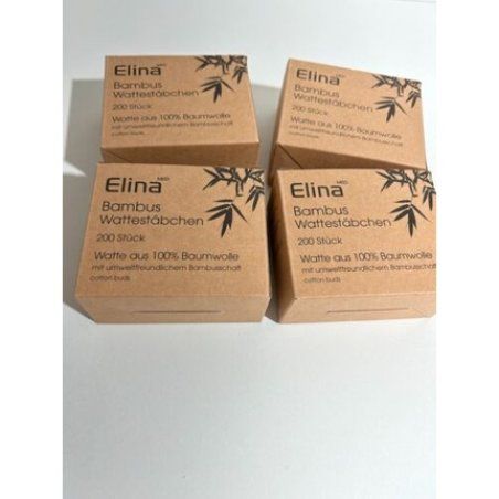 Bamboo Wood Cotton Swabs 800 Sustainable Bio