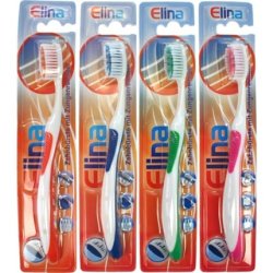 Elina Toothbrush with Cleaning Agent Anti-Slip