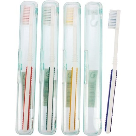 Elina Toothbrush 1pc Flex In Transparent Box Coloured 19 Cm Assorted