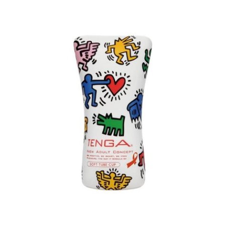 Keith Haring Soft Tube Cup Disposable Masturbator