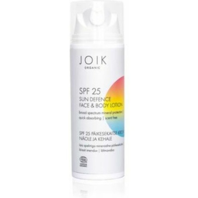 Joik Facial And Body Lotion Spf 25 Vegan 150 Ml
