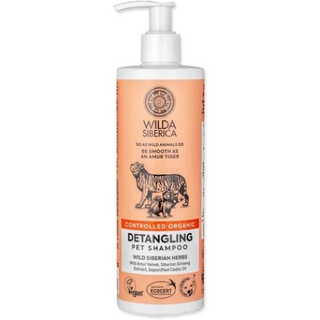 Wilda Siberica Organic Animal Shampoo For Dogs And Cats 400 Ml
