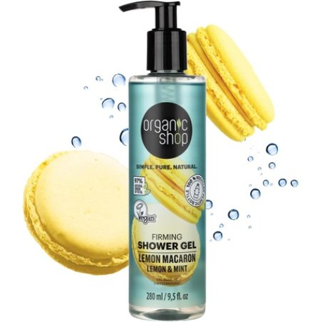 Organic Shop Firming Shower Gel Lemon Macaron 280ml