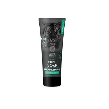 Refreshing Men Mint Soap for Hair and Body 200ml 6.8 Fl Oz