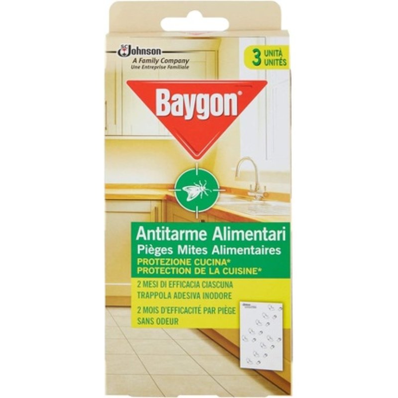 Baygon Baygon Anti-Food Moth 3 Traps - The Kit Of 3 Traps