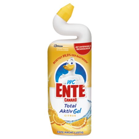 WC-Ente Total Active Gel 750 ml Bouteille Citron Nettoyant