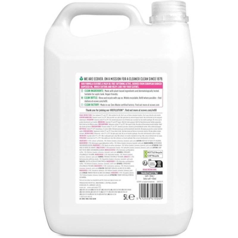 Ecover Apple Blossom & Almond Fabric Softener Refill 166 Wash