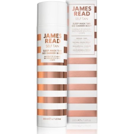 James Read Sleep Mask Overnight Self Tan Gel for the Body Dark Tone 200ml