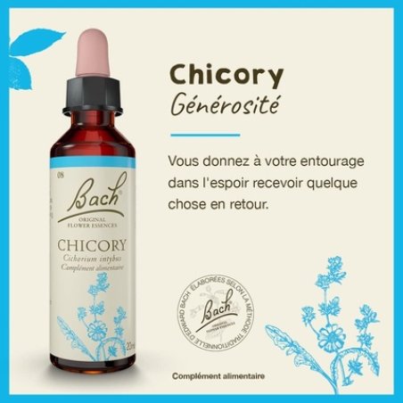 Bach Flowers Original Chicory No. 8 for Generosity