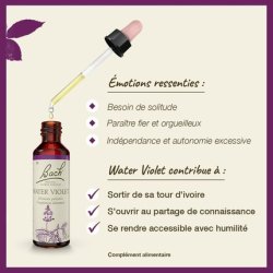 Fleurs De Bach Original Water Violet 20ml