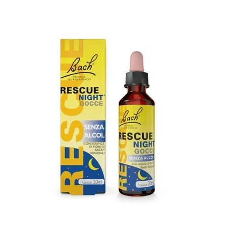 Schwabe Pharma Italia Rescue Night Original Bach Flower Drops 20 Ml Alcohol-Free