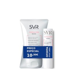 Svr Topialyse Hand Cream 2x50ml Free Lip Balm