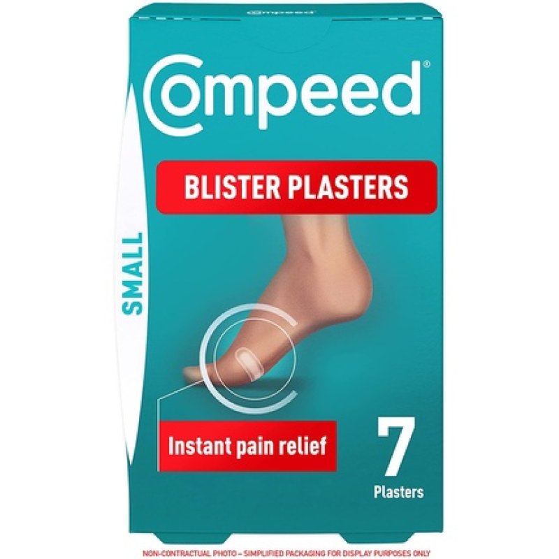 Compeed Small Blister Plasters 7 Hydrocolloid Plasters Foot Treatment