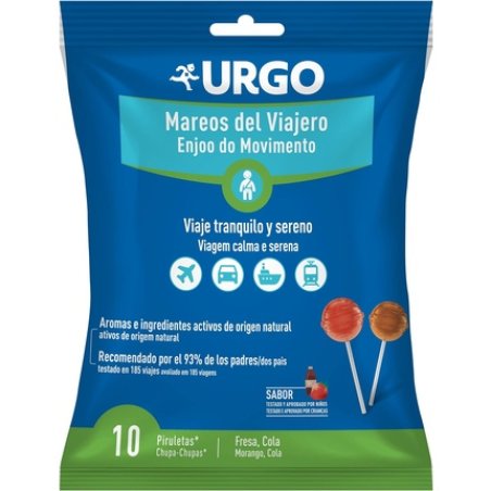 Urgo Urgo Mareos Del Reise 10 Lollipops 300g - Pack of 10