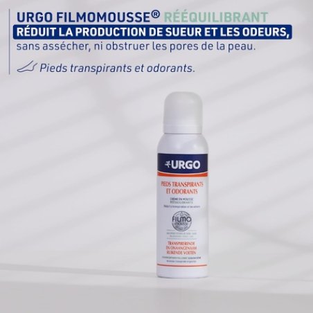 Urgo Rebalancing Film Mousse 125ml for Sweaty and Odorous Feet