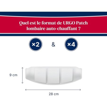 Urgo Self-Heating Lumbar Patch - Pack of 4