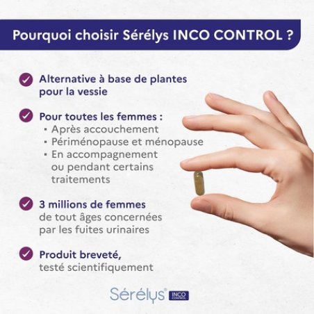 Serelys Incocontrol Food Supplement Based on Cytoplasmic Extract