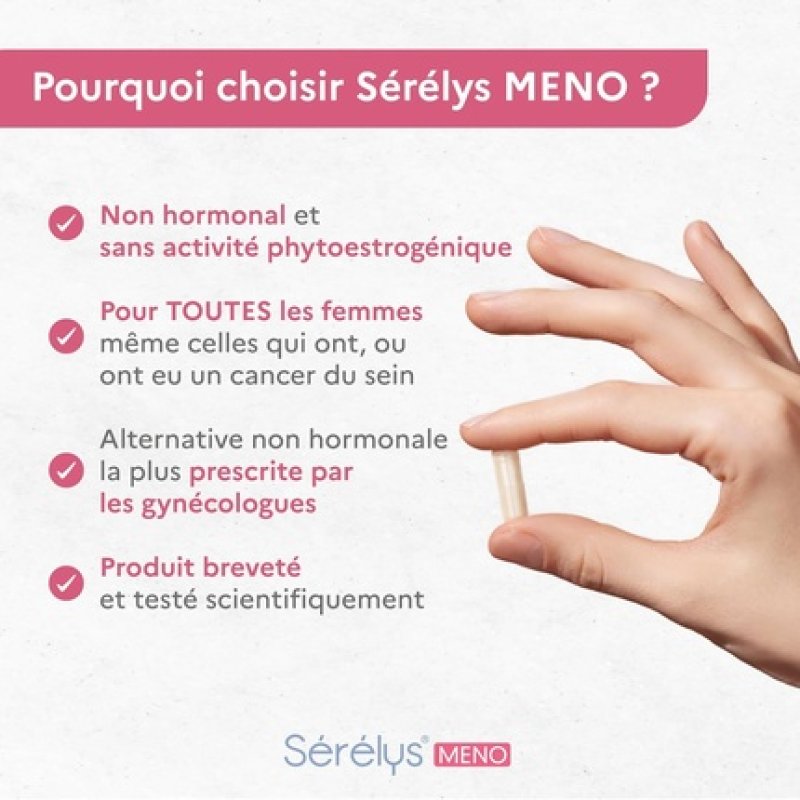 Serelys Meno Food Supplement with Cytoplasmic Pollen Extracts