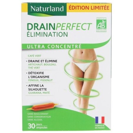 Naturland Drainperfect Excretion Organic Food Supplement 30 Ampoules