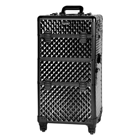Parisax Diamond Black Case - Professional Beauty Storage