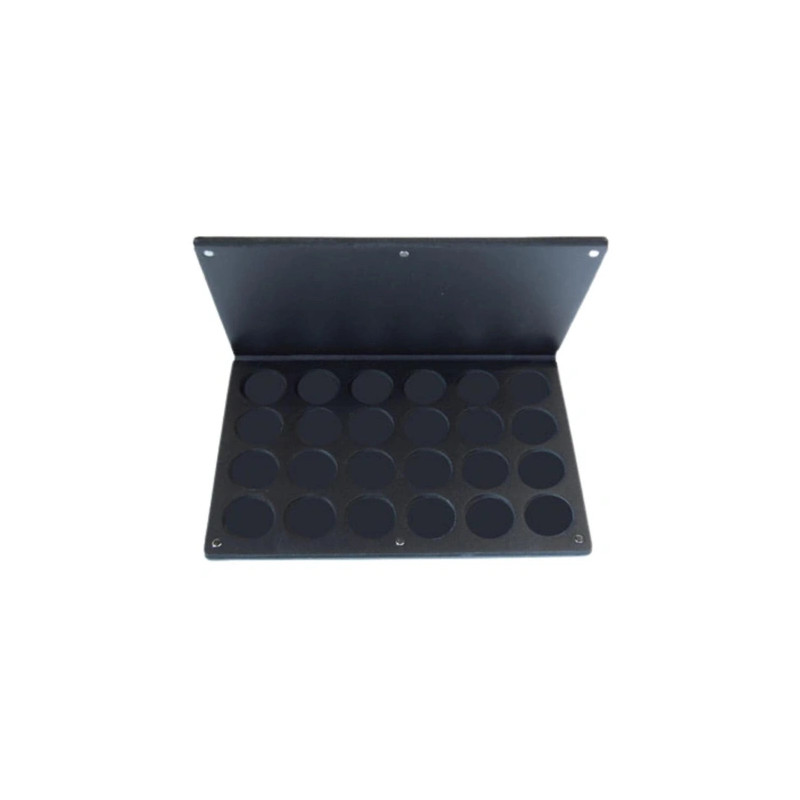 Parisax Magnetic Palette 24 Pans Black Leather Style