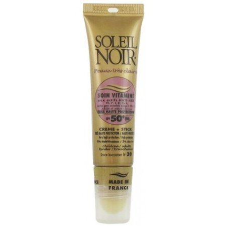 Soleil Noir Vitamin Cream for Adults and Children SPF 50 20ml SPF 30 Stick 2g