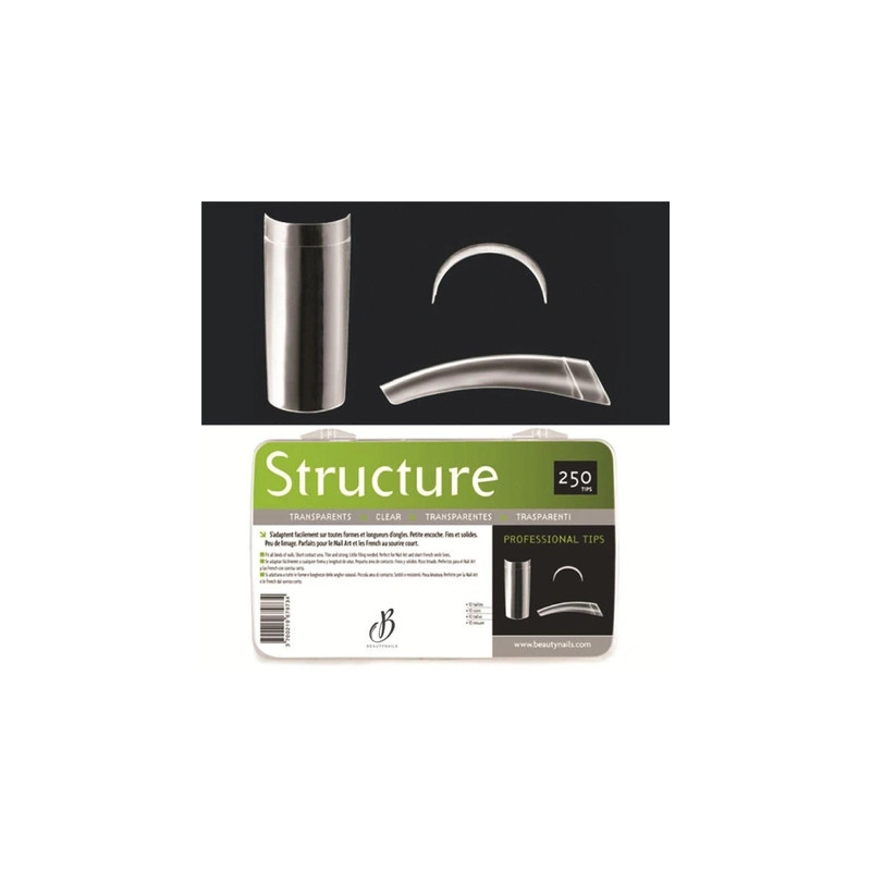 Beautynails Bna Transparent Structure Tips X250
