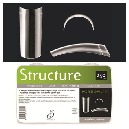 Beautynails Bna Transparent Structure Tips X250