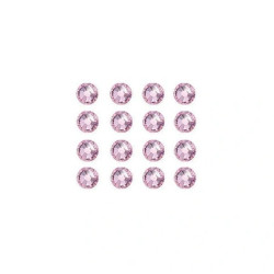 Beautynails Bna Light Pink Rhinestones 3mm - 36 Pieces