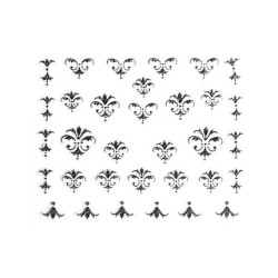 Beautynails Bna Baroque Precious Stone Ornament Silver