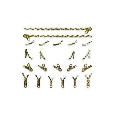 Beautynails Bna Gold Zip Ornament