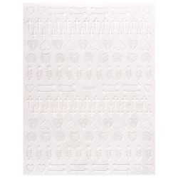 Beautynails Bna Stickers Nail Cb086 White