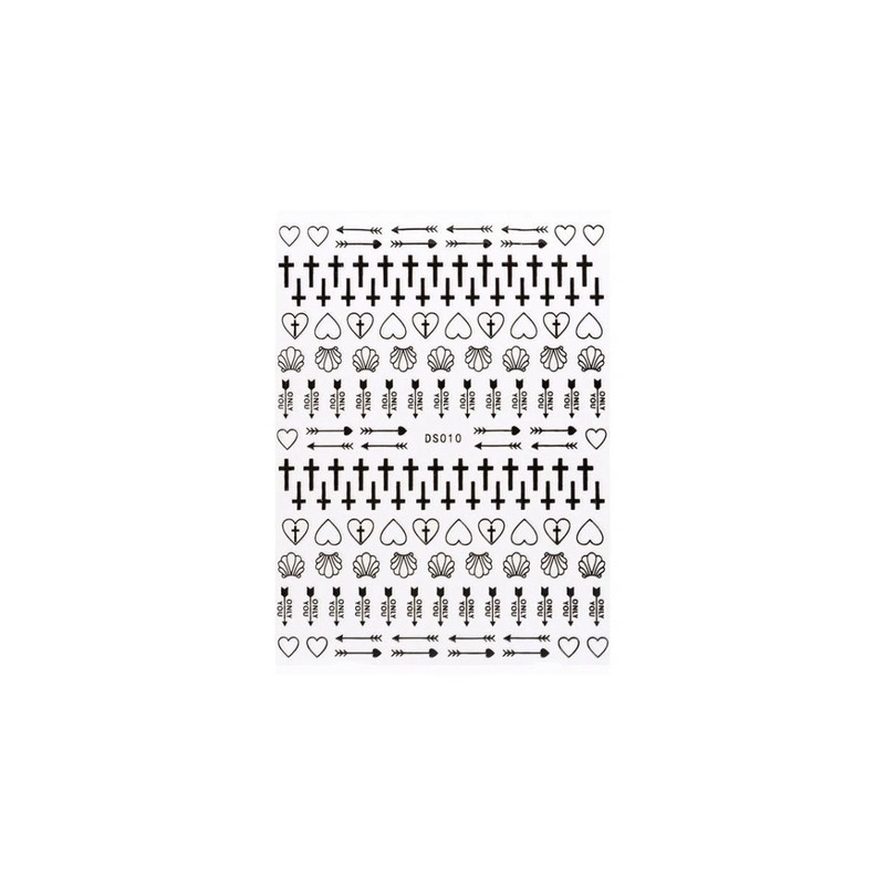 Beautynails Bna Stickers Nail Cb086 Black