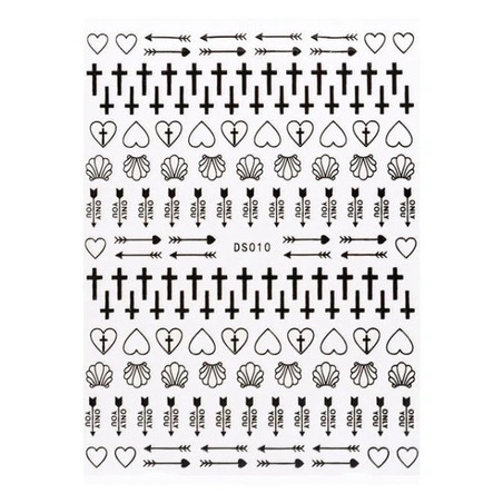 Beautynails Bna Stickers Nail Cb086 Black