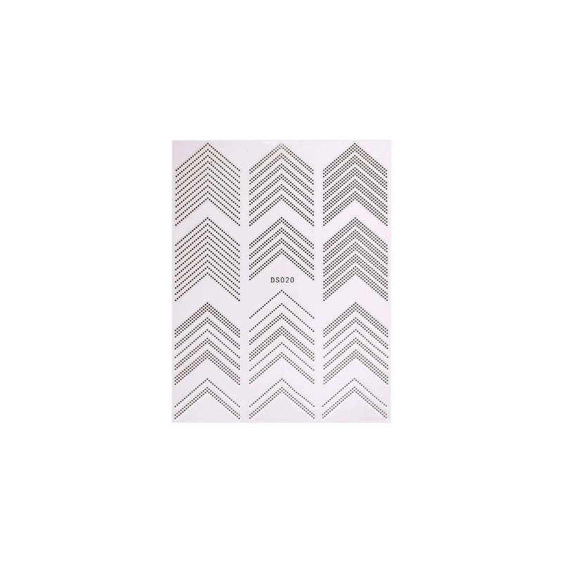 Beautynails Bna Stickers Nail Cb125 Silver