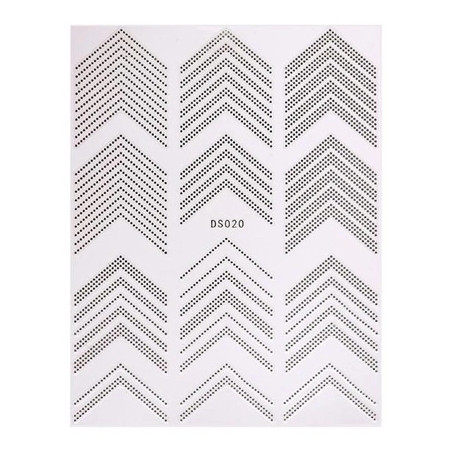 Beautynails Bna Stickers Nail Cb125 Silver