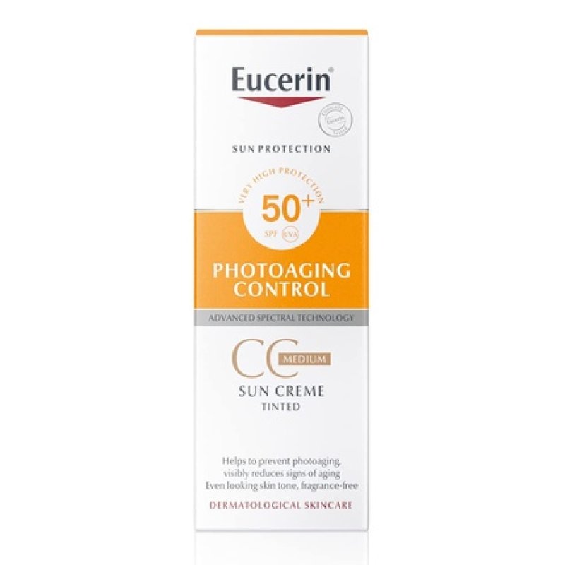 Eucerin Photoaging Control CC Sunscreen Medium Tinted SPF50 50ml