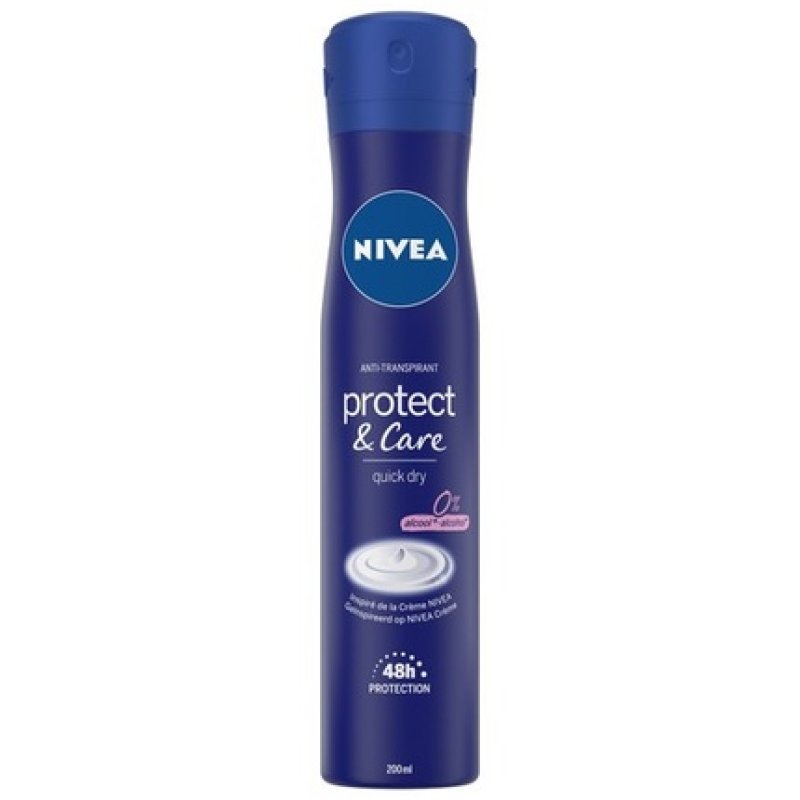 Nivea Protect & Care Deodorant Anti-Perspirant 48h Spray 200ml