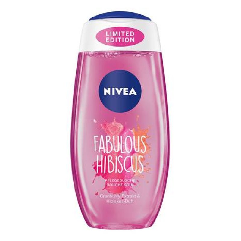 NIVEA 81045-01010 gel douche et nettoyant pour le corps 250 ml Femmes Airelle, Hibiscus